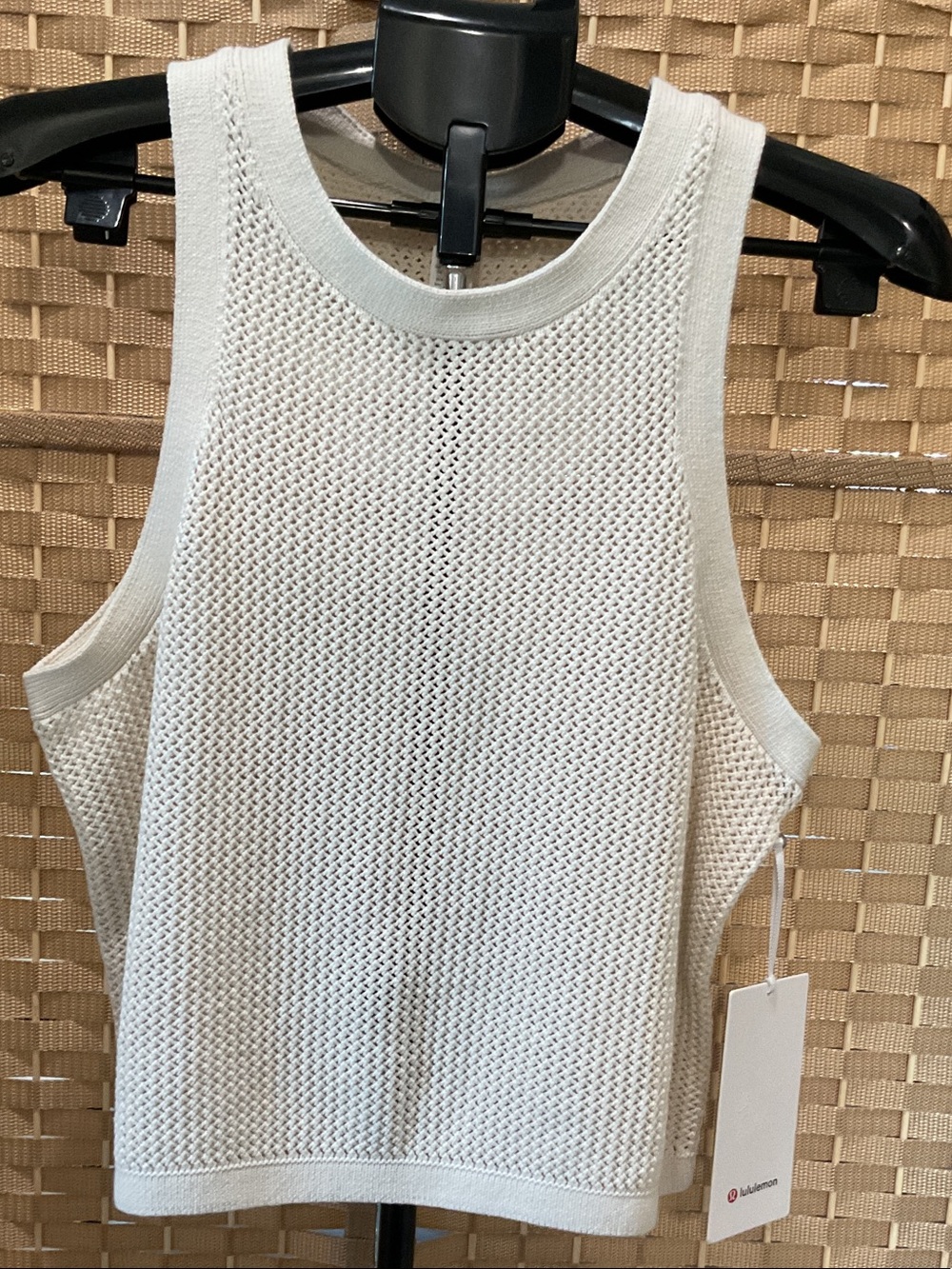 lululemon athletica Cotton Crochet Mesh Tank Top LTIV
